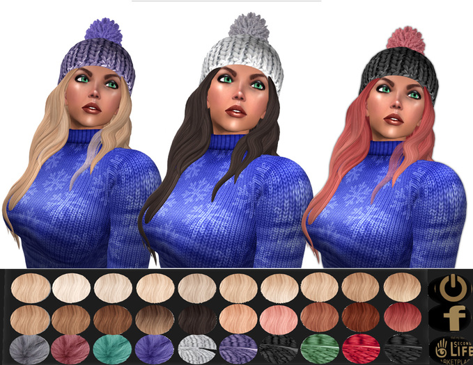 Anisia Mesh Hair Hair with cap, 20 Colours