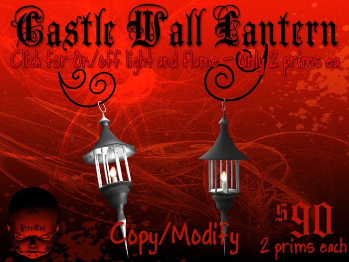 PrimEvil: Castle Wall Lantern