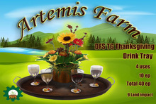 DFS TG Thanksgiving Drink Tray Not to be miss on your dinner table