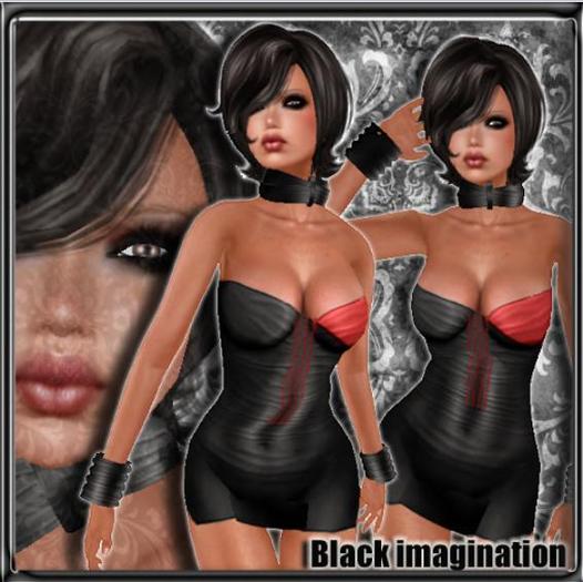 KL BLACK IMAGINATION SEXY DRESS- SEXY DRESS BLACK