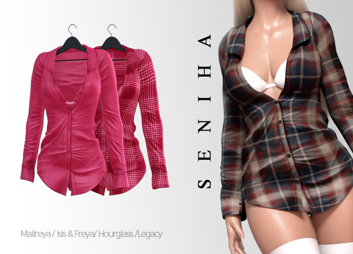 Seniha. Danielle Set // Dark Pink