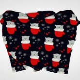 Real Body Sleeping Christmas Blanket-Merry Christmas Cat/Kitty