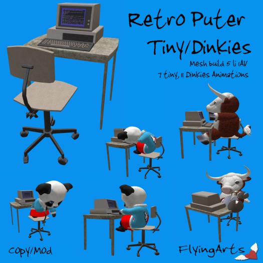 !FA! Retro Puter Tiny Dinkies