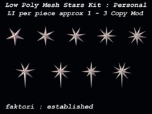 Low Poly Stars - Personal edition