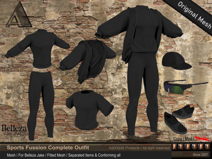 Belleza Jake Sports Outfit AdiXXioN DEMO