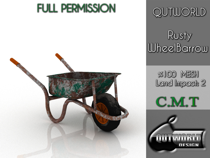 .::QUTWORLD Rusty Wheelbarrow::.FP Unpack (ADD)
