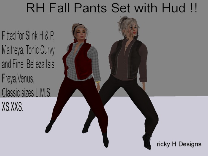RH Fall Vest Pants Shirt set