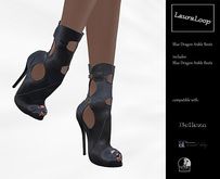LauraLoop Blue Dragon Ankle Boots