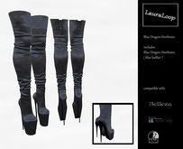 LauraLoop Blue Dragon Overknees