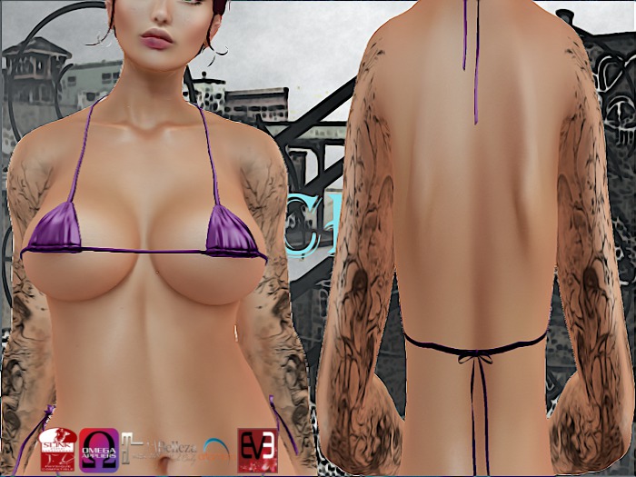 :.TUNECHI INC.: Skull Roses No Color Sleeves V2 Female