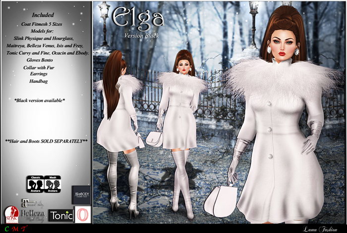 -Lamu Fashion-Outfit *Elga* White