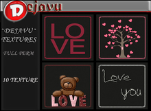 ^Dejavu^ Full Perm Valentines Decor or Pillow Textures