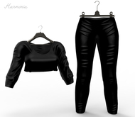 *** Harmonia Original Black Jammy Pyjamas Outfit Maitreya
