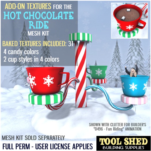 Tool Shed - Hot Chocolate Ride Add-On Textures