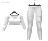 *** Harmonia Original White Jammy Pyjamas Outfit Maitreya
