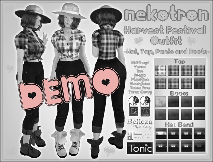 [Nekotron] Harvest Festival Outfit DEMO