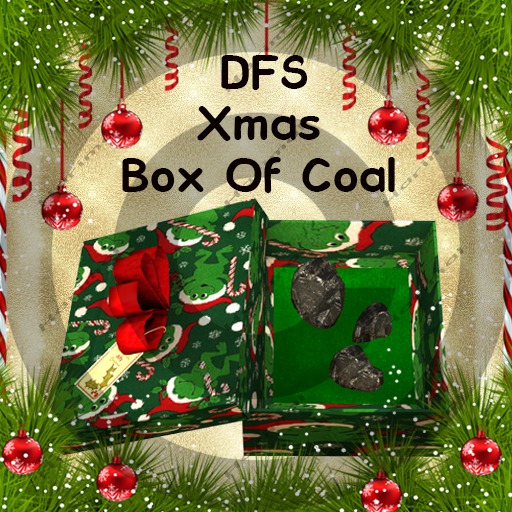 DFS Xmas Box Of Coal TEXTURE