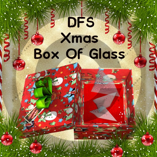 DFS Xmas Box Of Glass TEXTURE