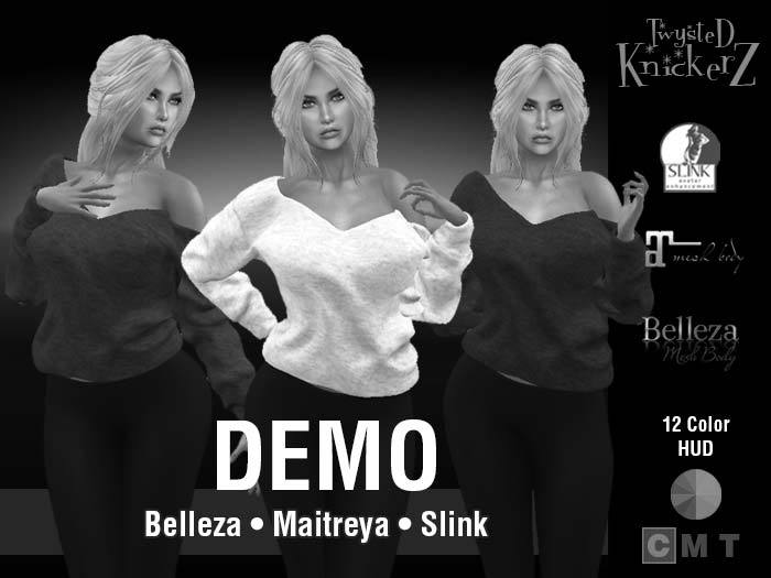 ::TK:: Riley Off Shoulder Fleece Sweater DEMO