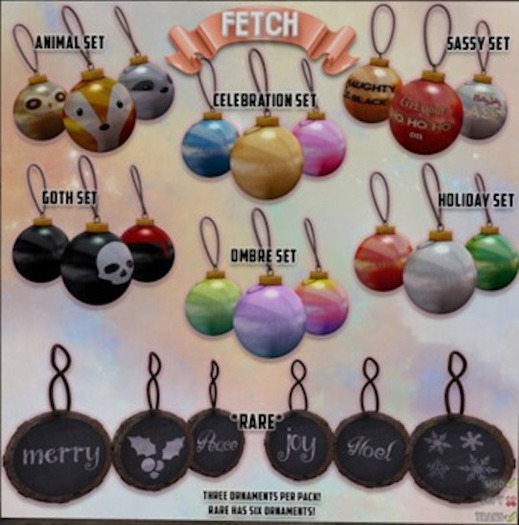 [Fetch] Wooden Ornaments RARE