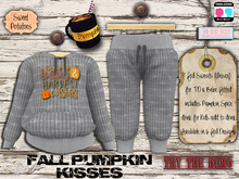 < SP > Fall Sweats for TD & Bebe - Fall Pumpkin Kisses