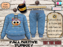 < SP > Fall Sweats for TD & Bebe - Fall Native Turkey