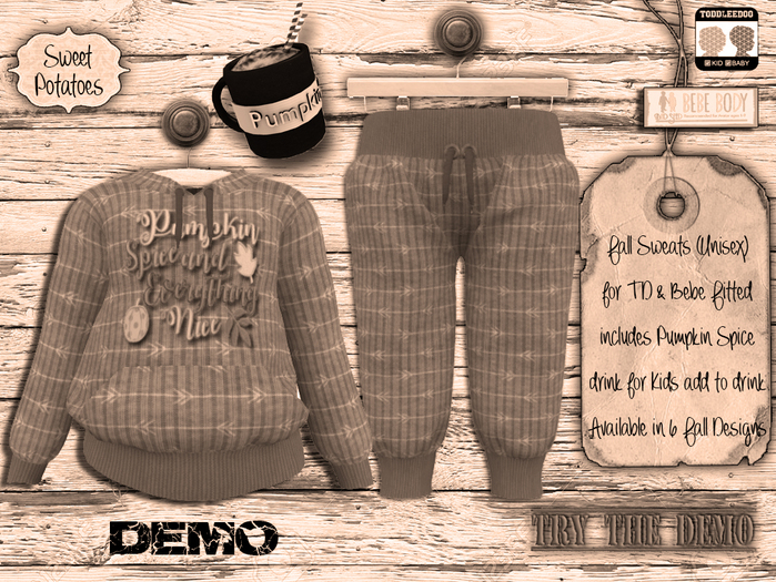 < SP > Fall Sweats for TD & Bebe - DEMO