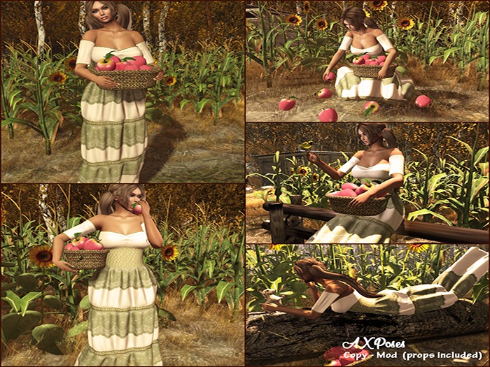 Autumn snack [AX Poses]