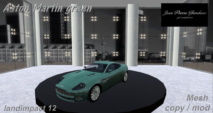 Aston Martin green mesh BOX