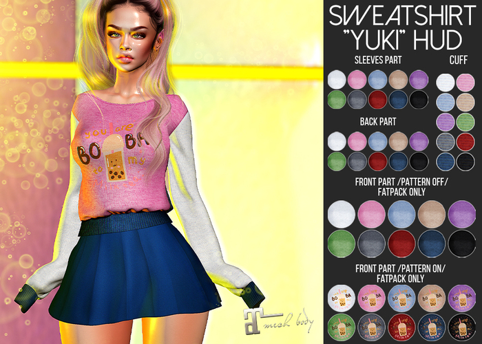 Amataria - Sweatshirt "Yuki" - fatpack