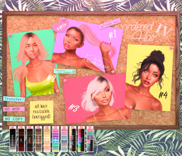 *PH* Disordered Hair // #4 - lightbrown (BOX)