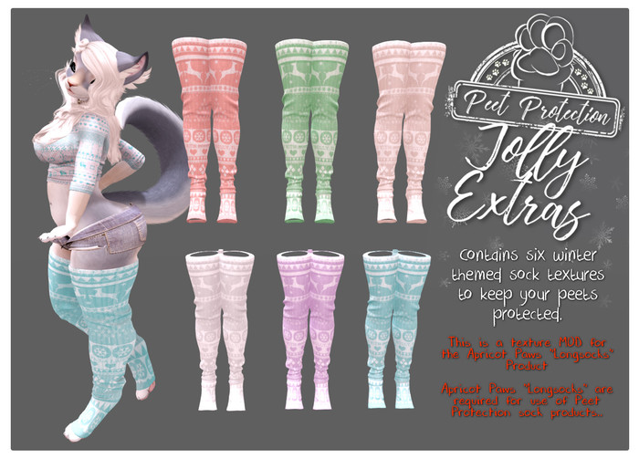 +PP+ Holiday Long Socks - Jolly Extras (Add me!)