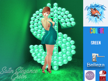 Satin Elegance Green