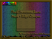 Floral Sweetness Lace Main + Edge Opaque Textures