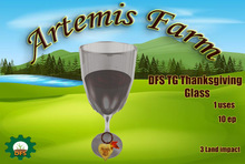 DFS TG Thanksgiving Glass