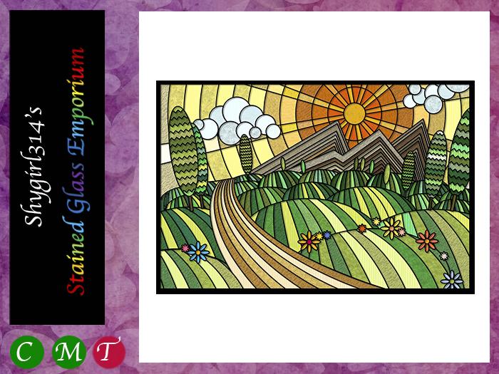 SGE054 Stained Glass Panel Box