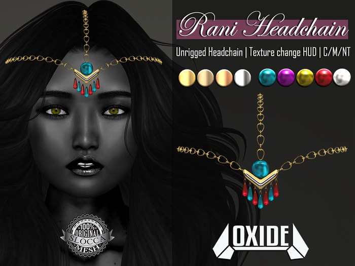 OXIDE Rani Headchain ORIGINAL MESH [All included with Texture Change HUD]