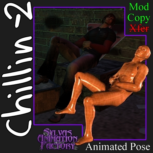 Chillin - 2 -- Male Laid-Back Sitting Animation (copyable)