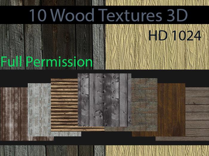 WOOD TEXTURE PACK HD 3D