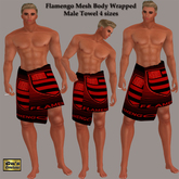 Flamengo Mesh Body Wrapped Male Towel Bxd