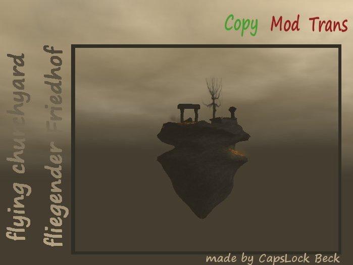 Flying lava rock with Churchyard 