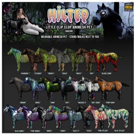 HILTED - Little Clip Clop Pet - Pink Splash (ADD ME)