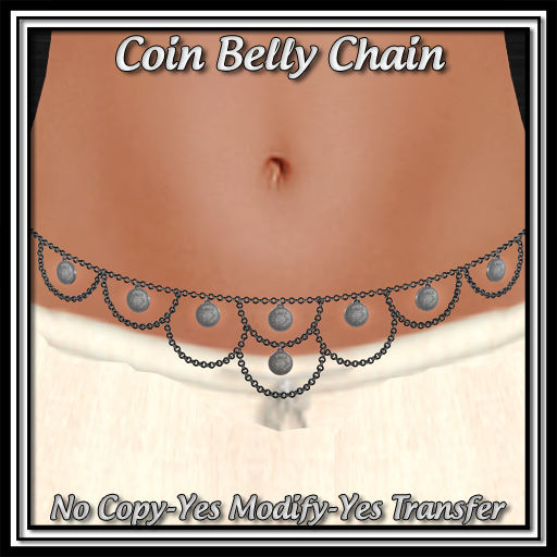 *ICED* Coin Belly Chain 