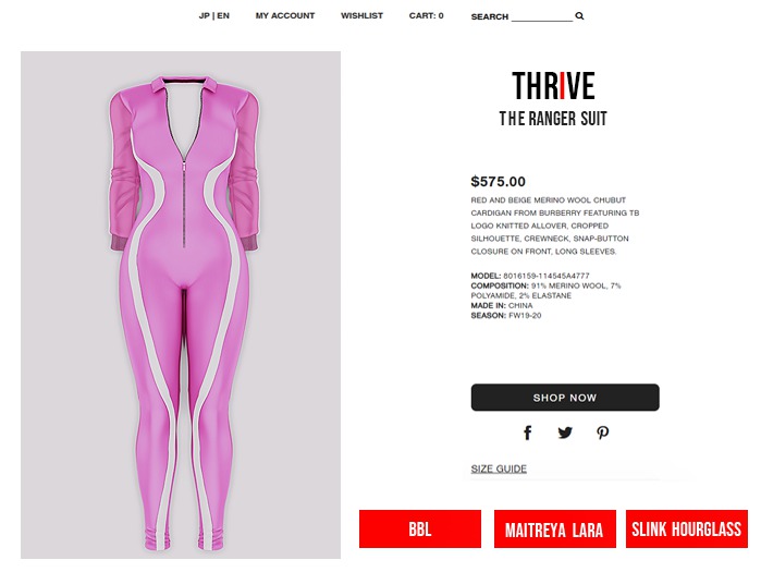 THRIVE: Ranger Suit - Pink