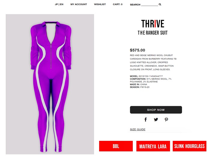 THRIVE: Ranger Suit - Purple