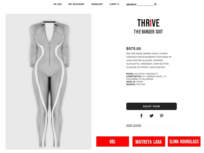 THRIVE: Ranger Suit - Cotton 