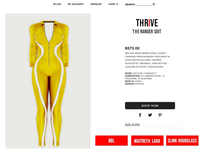 THRIVE: Ranger Suit - Yellow