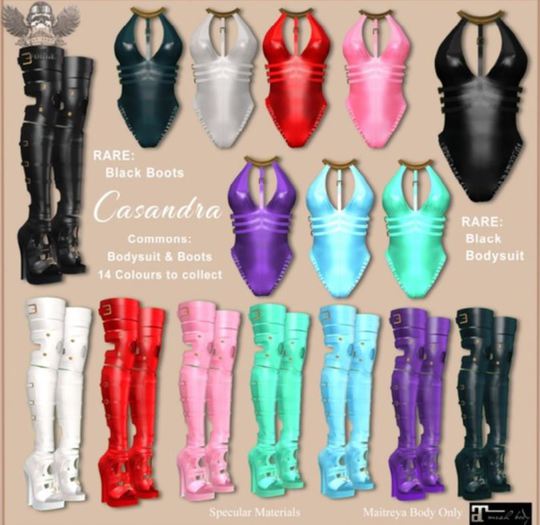 [The Forge] Casandra Boots, Black, RARE