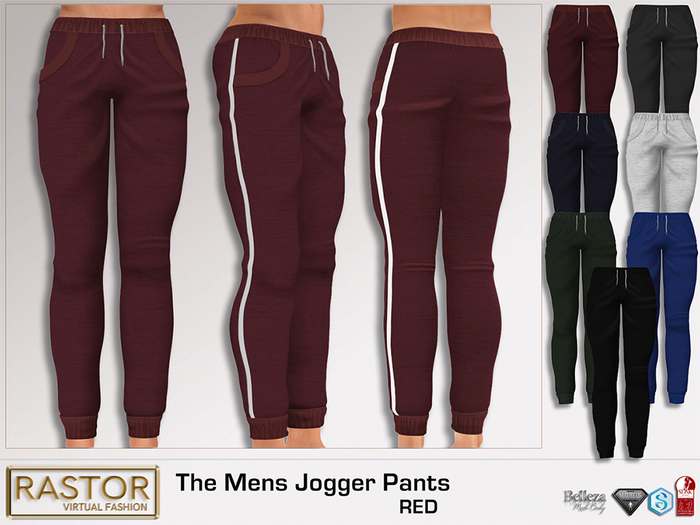 RASTOR The Men's Jogger Pants RED