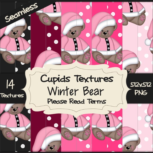 *Cupids Textures * 14 WINTER BEAR